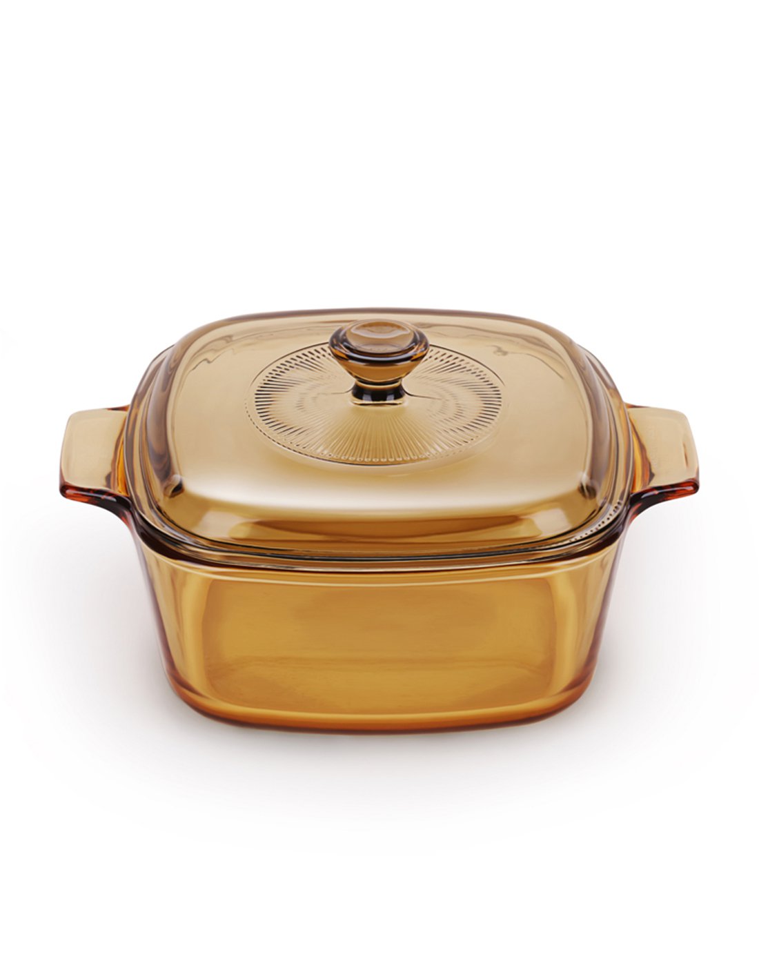 康宁visions晶彩透明方锅 3公升