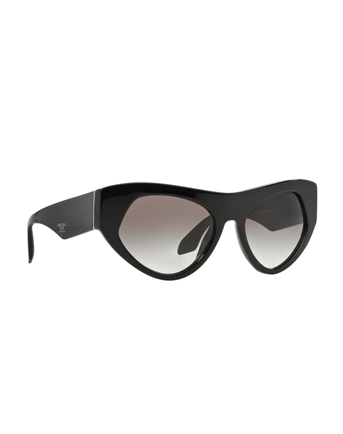 prada女款黑色板材蝙蝠侠太阳眼镜