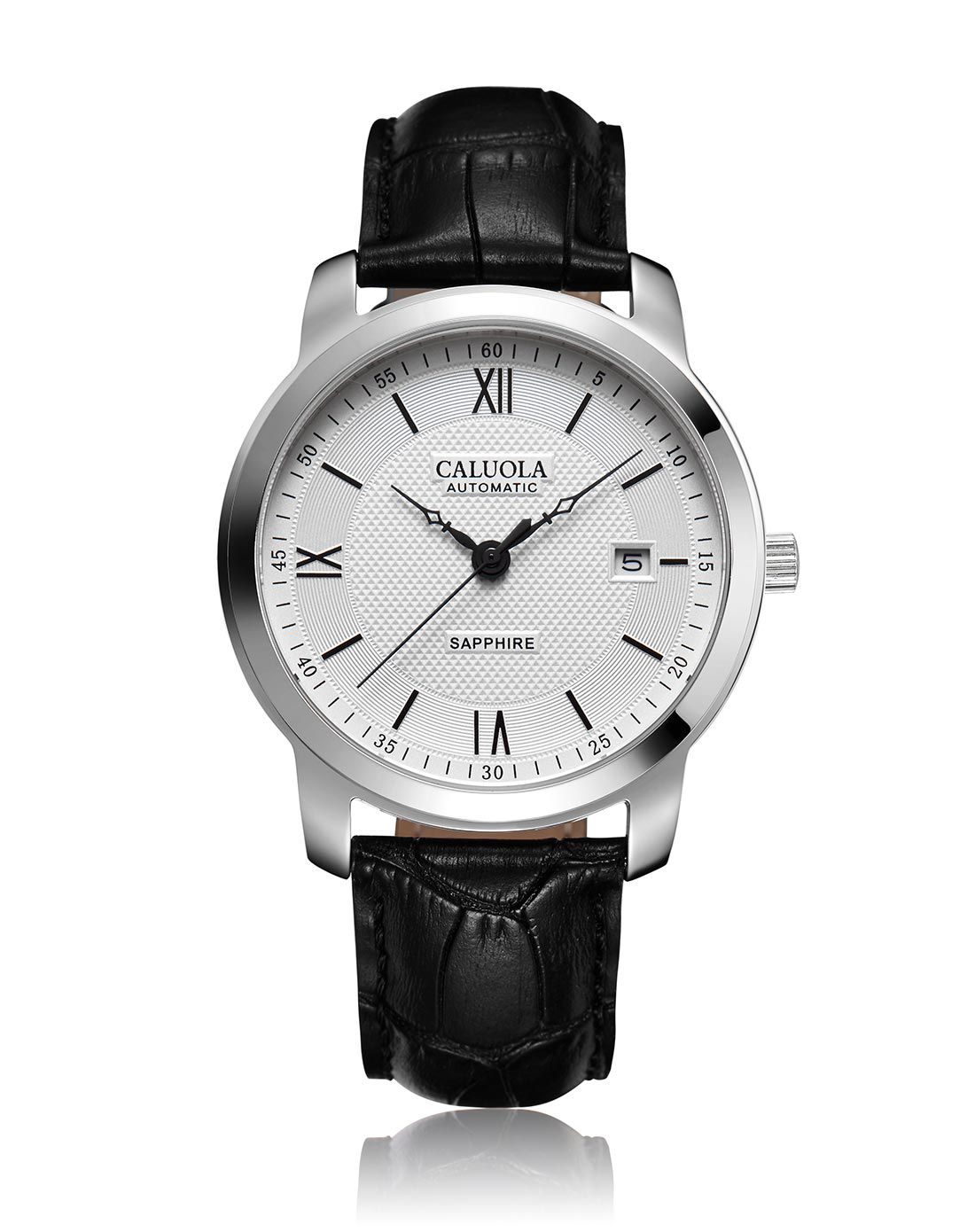 卡罗莱 复古休闲全自动机械男表