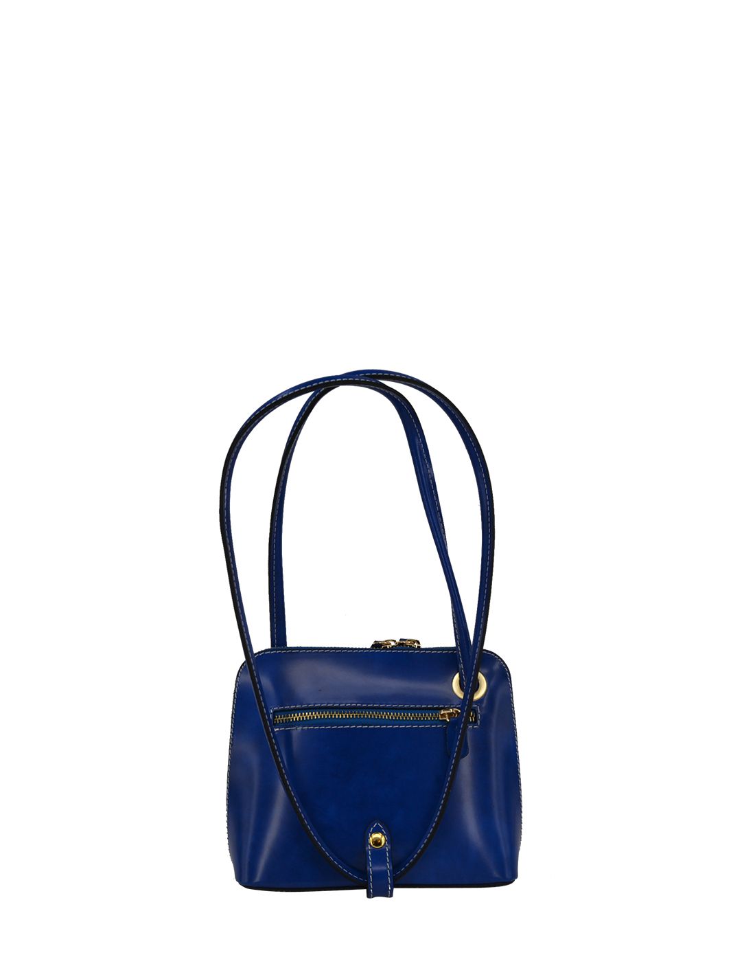 pratesi琳达流光溢彩深海蓝小牛皮女士肩背包