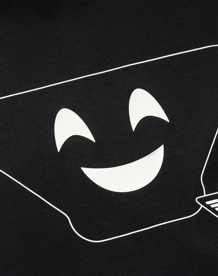 emporio armani男款笑脸印花纯棉短袖t恤