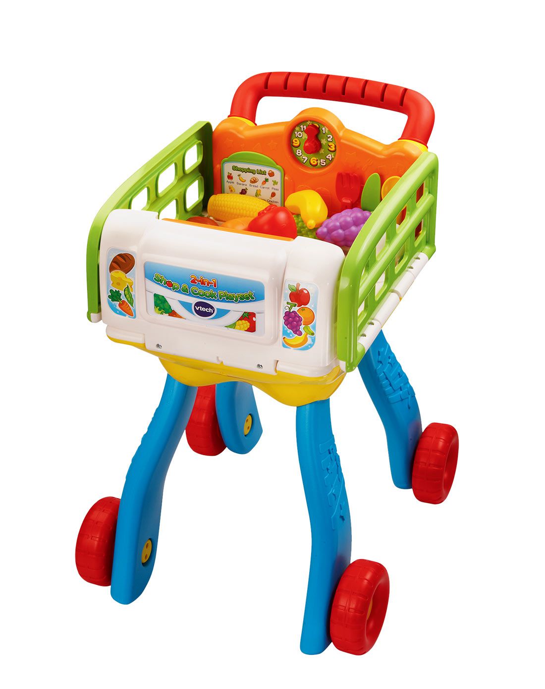 伟易达vtech 厨房购物车-橘色 过家家