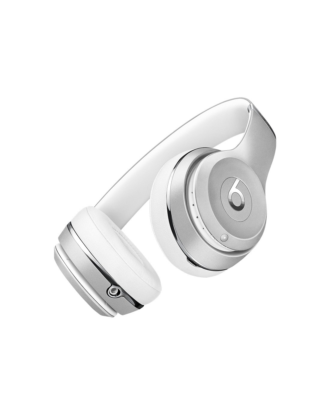 beats solo3银色蓝牙头戴式耳机