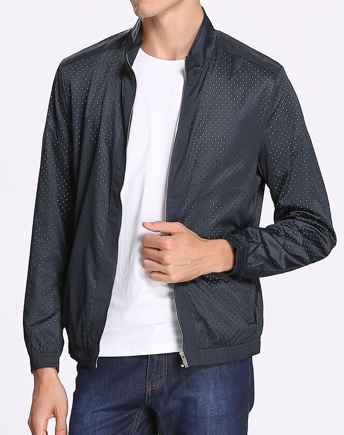 易诗顿eeiciiettod男装移动端专场时尚网面纯色夹克外套151175868