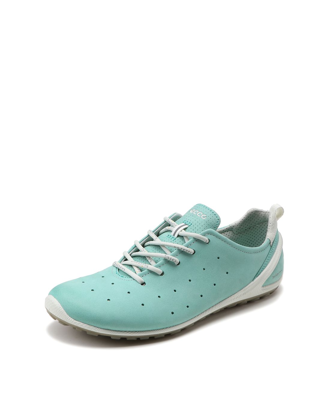 女款绿色舒适健康系带休闲鞋