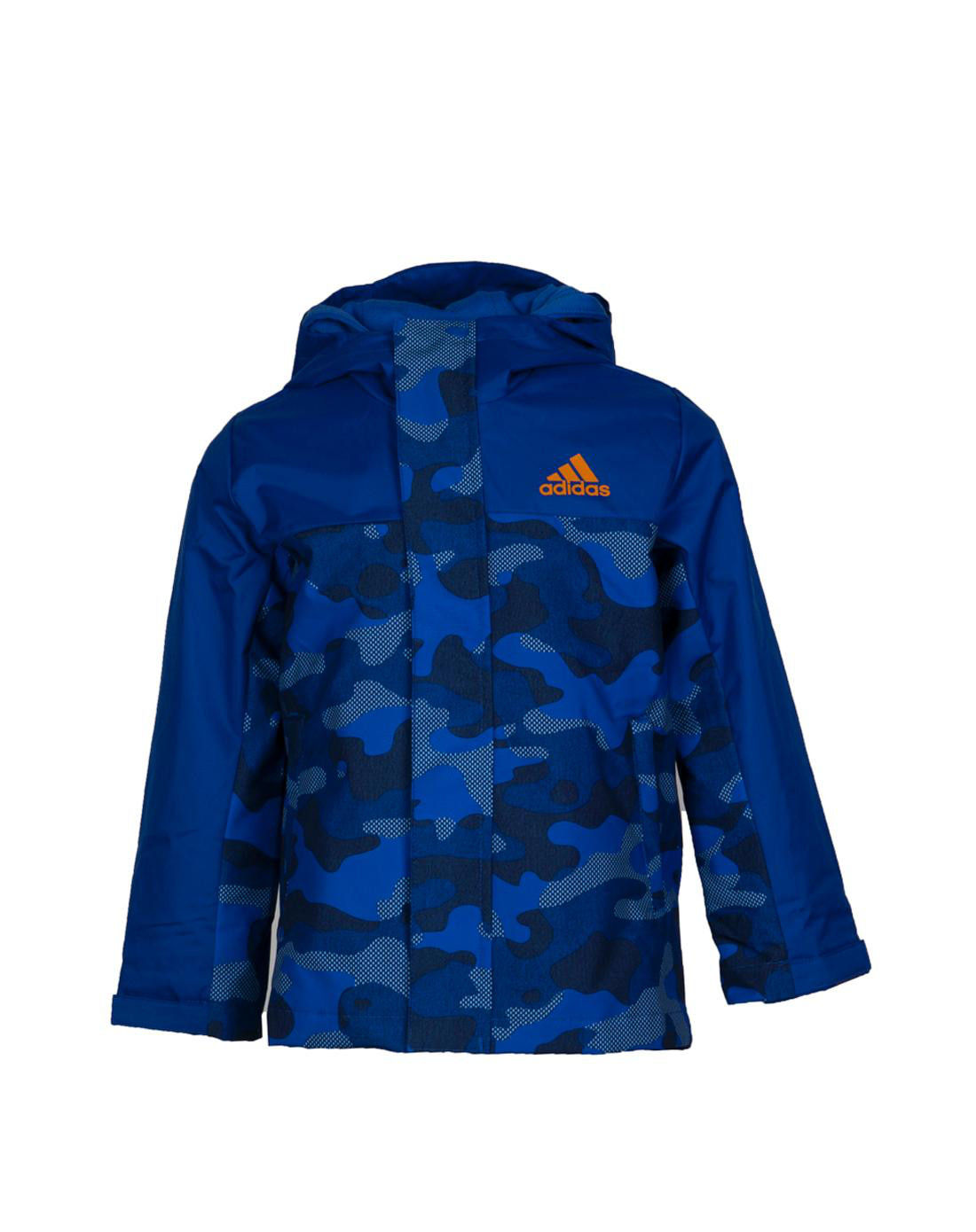 阿迪达斯柔软舒适 男童学院蓝外套风衣bj8112_唯品会