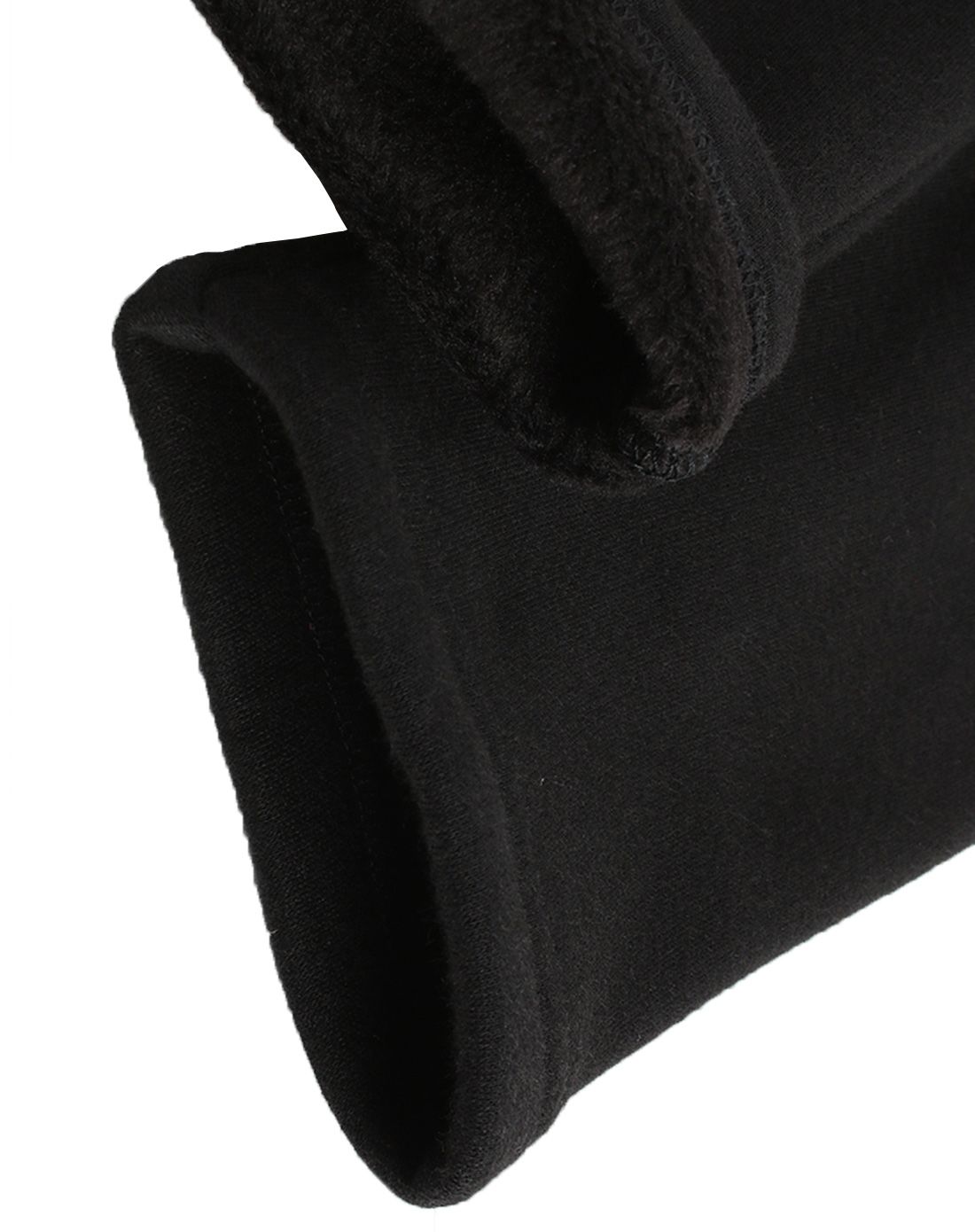 女童黑色针织厚打底裤