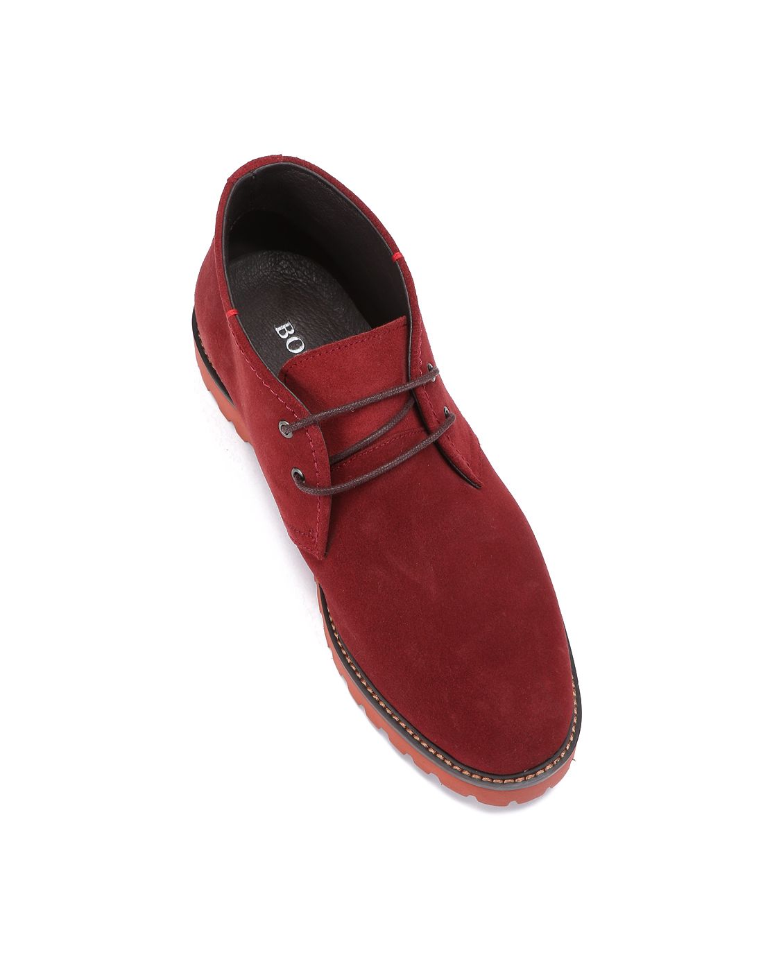 红色/酒红色城市休闲男鞋