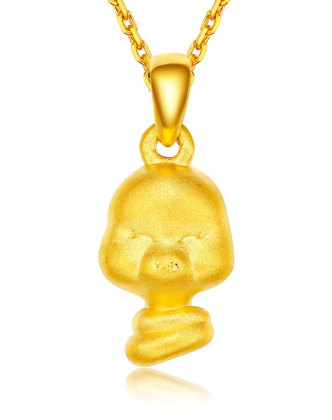 谢瑞麟 【新品首发】足黄金时尚生肖蛇吊坠