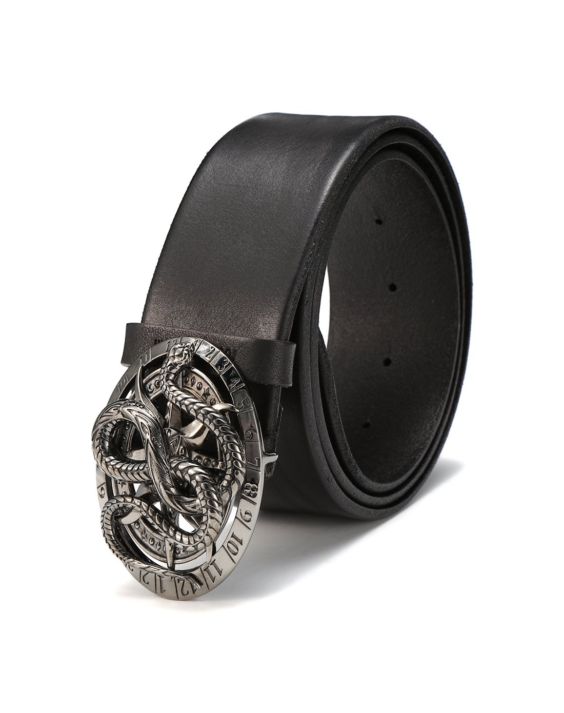 roberto cavalli男款蛇形缠绕金属扣牛皮革腰带fnc370d2049_唯品会