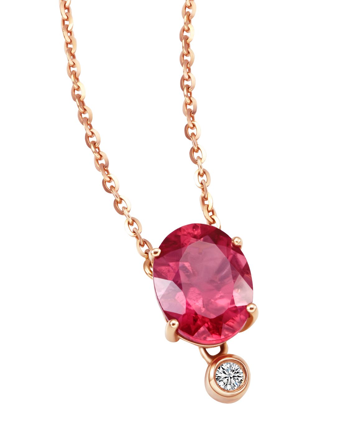 萃华18k碧玺套链 下一站幸福