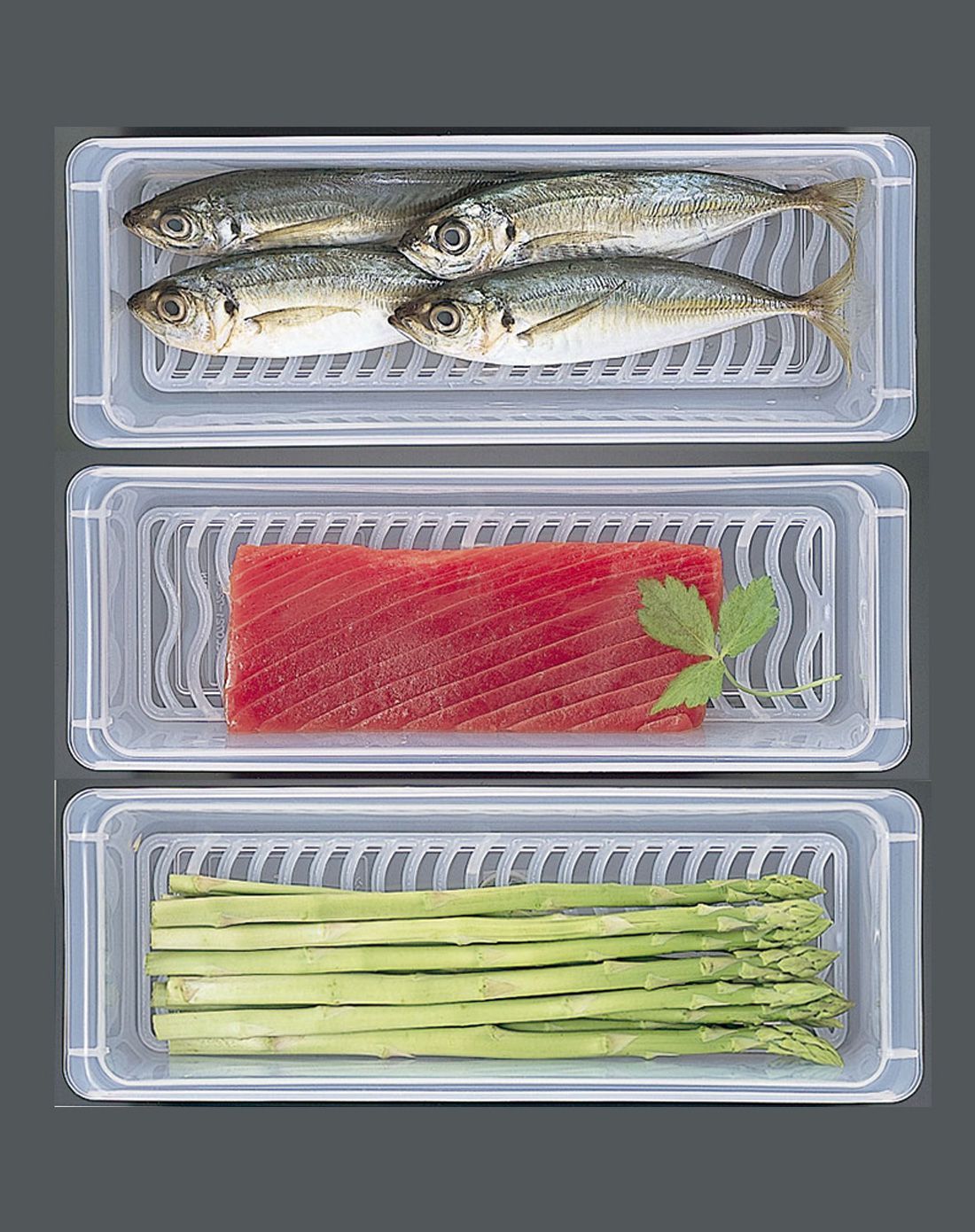 日式多功能大容量海鲜鱼盒保鲜冷藏储藏盒子