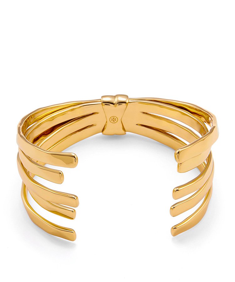 tory burch女款扭结开口手镯