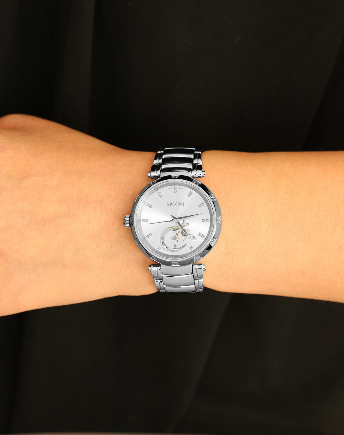 宝曼 至美系列机械女表 b1555.33.15