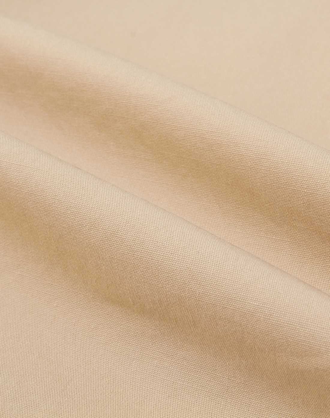 黄杏色落肩袖宽松剪裁中长款风衣