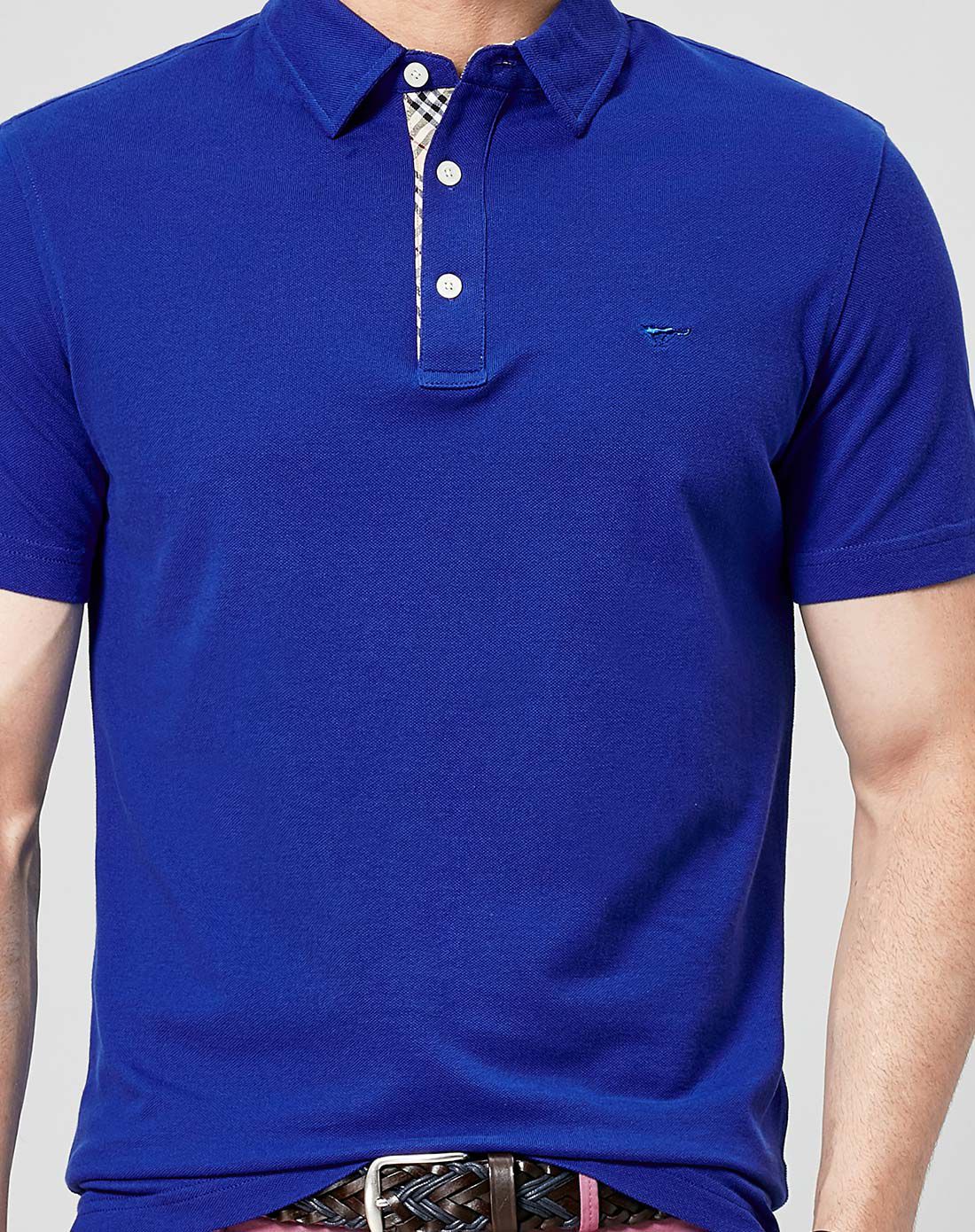 夏季新款经典时尚小狼标纯棉polo衫