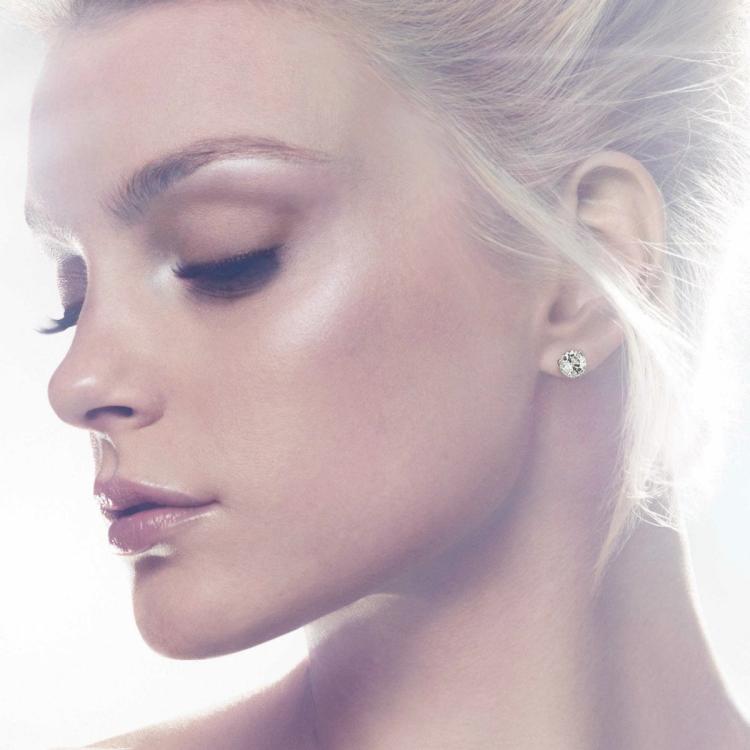 施华洛世奇 钜惠好礼 SOLITAIRE系列圆形闪耀水晶耳钉耳环耳坠