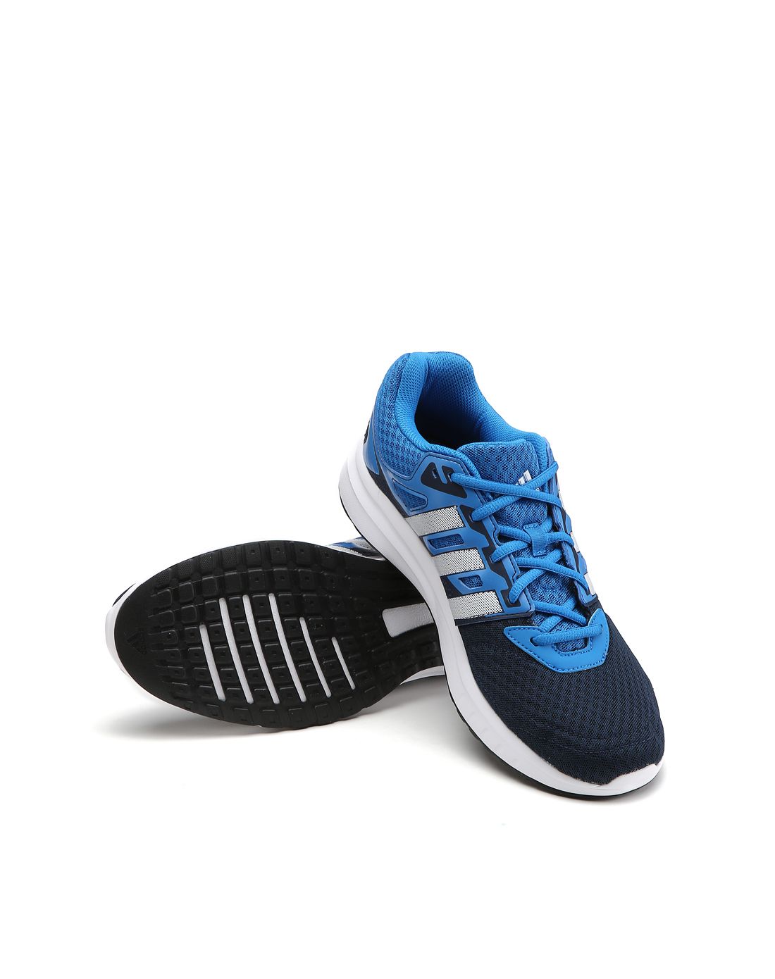 缓震透气 男款蓝配深蓝色adiprene 跑鞋