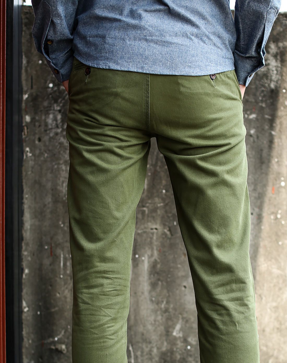 军绿 男款休闲长裤