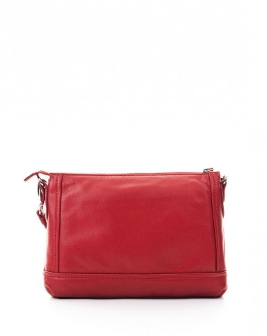 > gianni conti红色梯形斜挎包