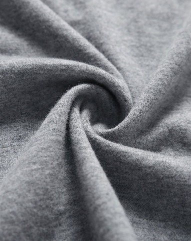 灰色撞色印花短袖t恤