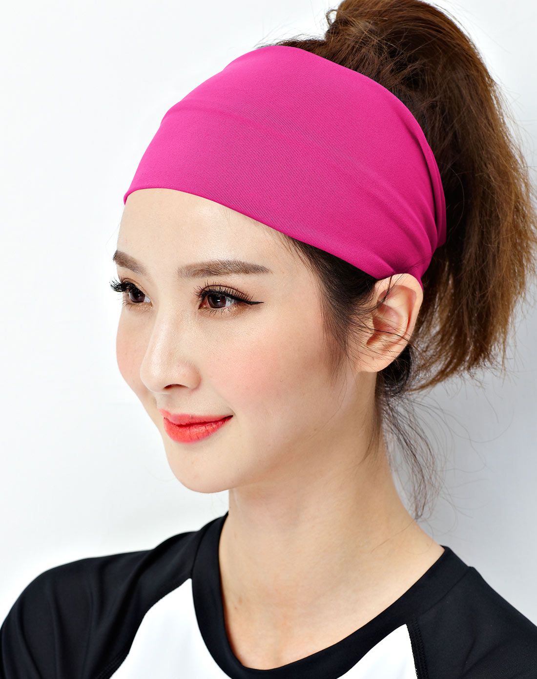运动健美 女款玫红色发带