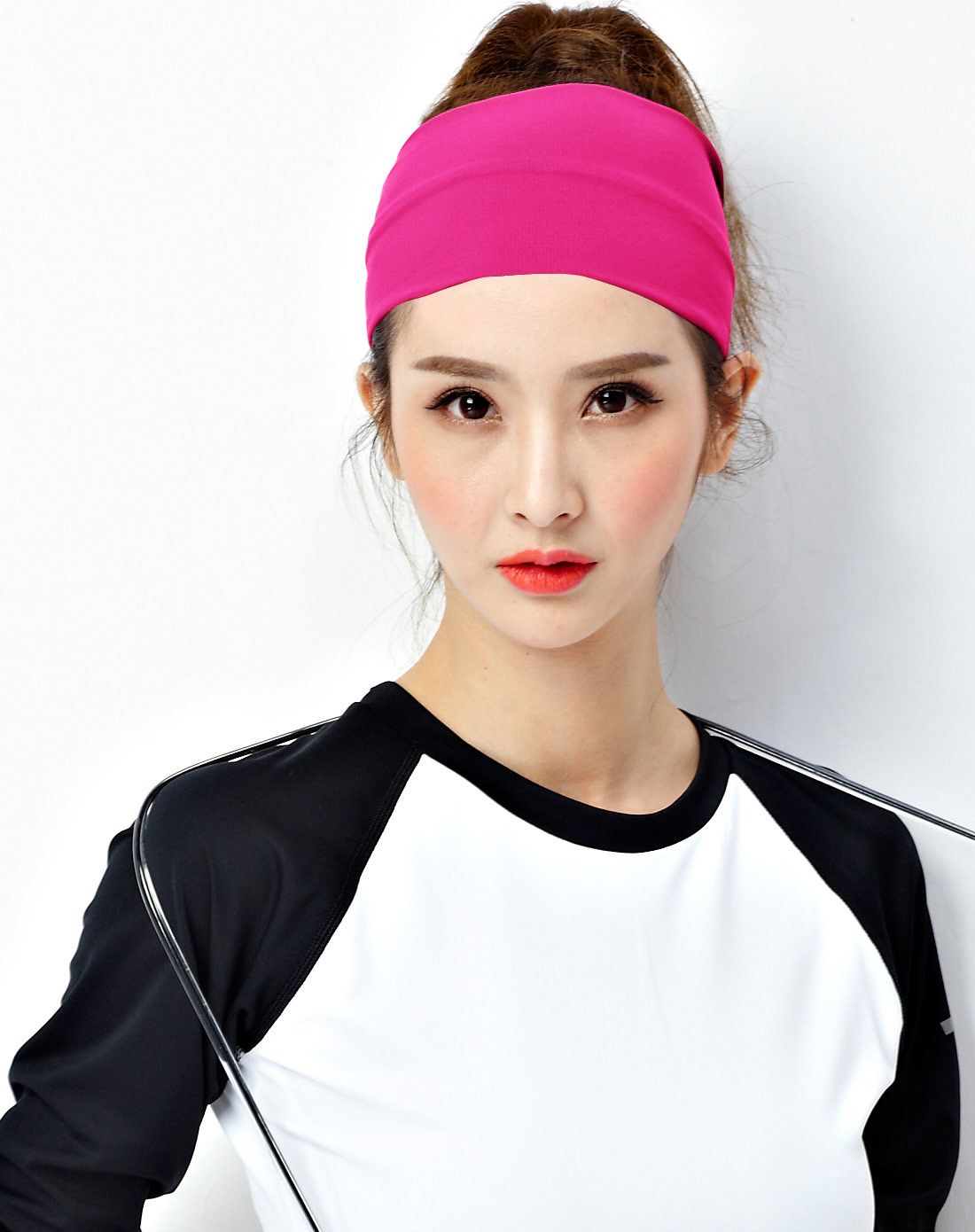 运动健美 女款玫红色发带