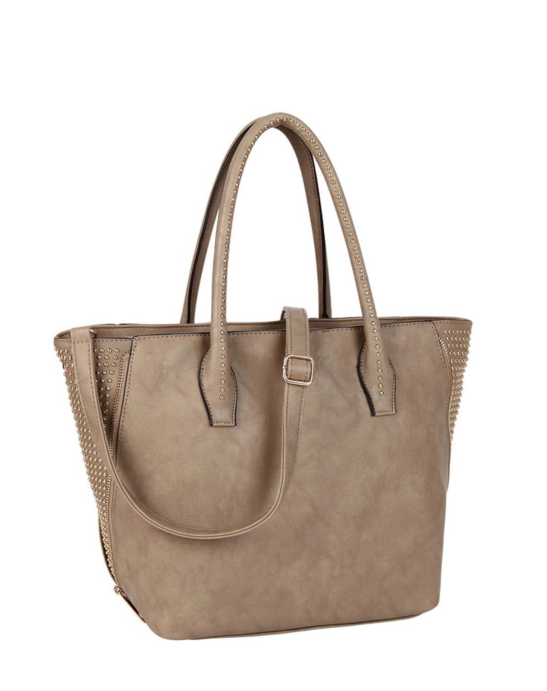 melie bianco包包专场 > melie bianco灰褐色都市精美时尚手提包