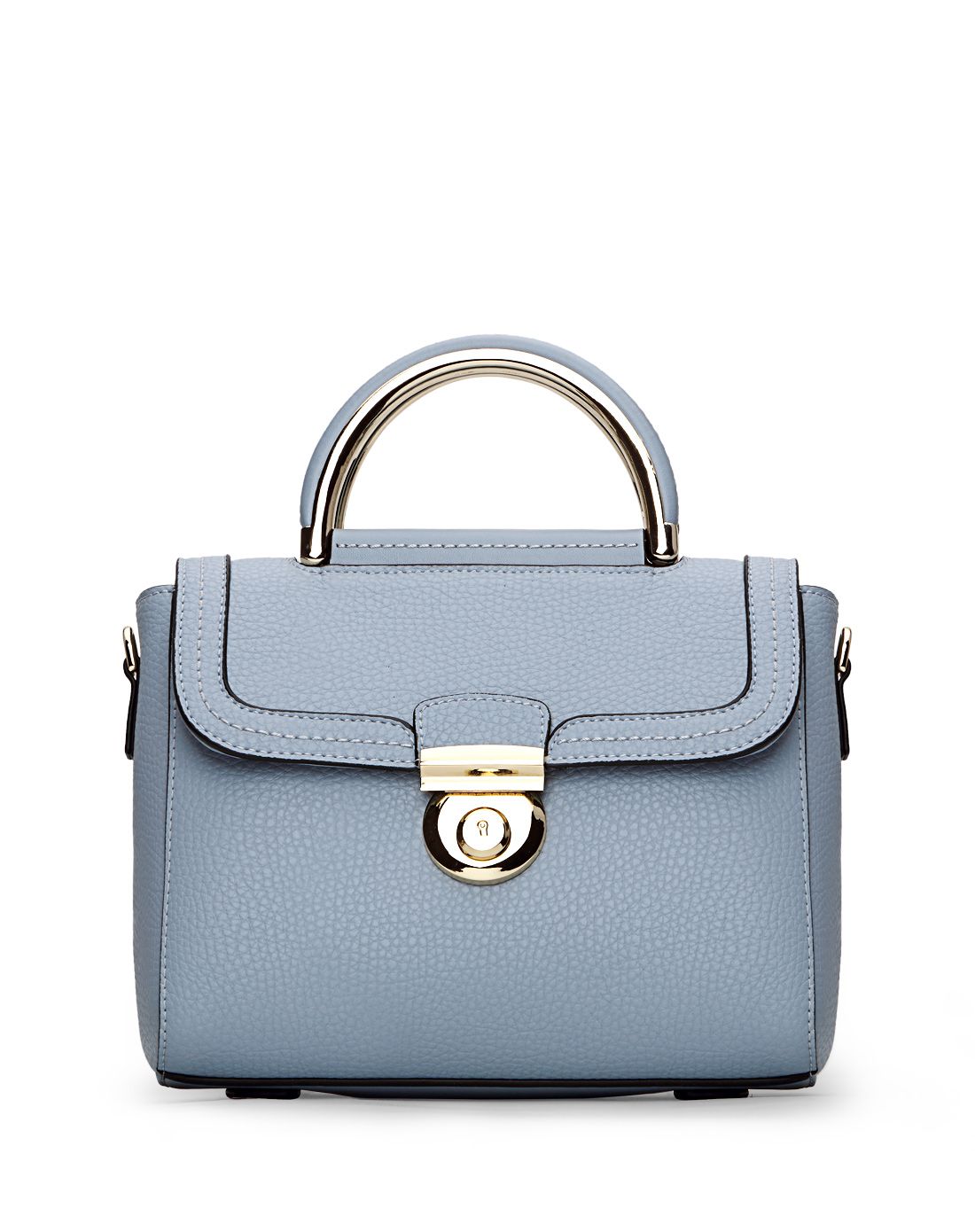 2016年新品女款牛剖层移膜皮革手提包