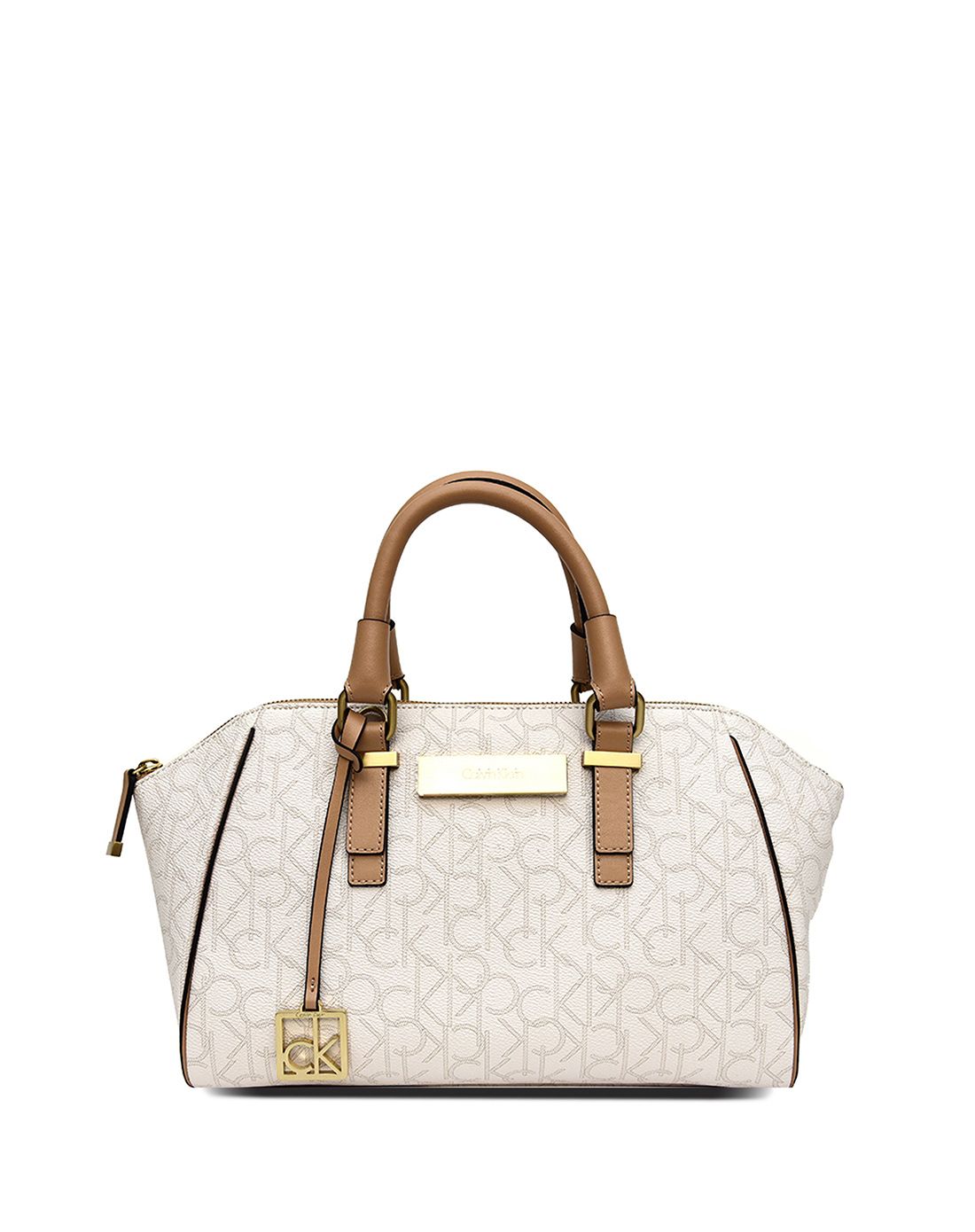 calvin klein女士白色时尚饺子包