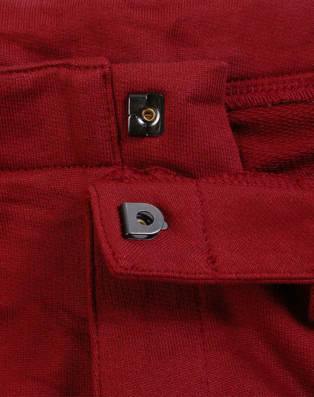 休闲时尚 女款暗褐红色长裤