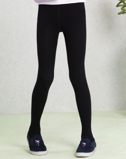 女童黑色连体裤袜