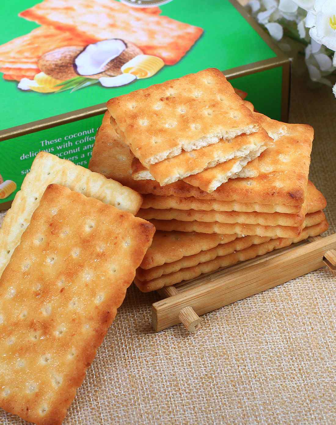 ho.mimi 印尼 黄油椰子味脆香饼干190g