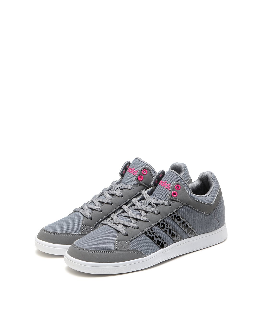 oracle vi mid w 女款灰配玫红色运动鞋.