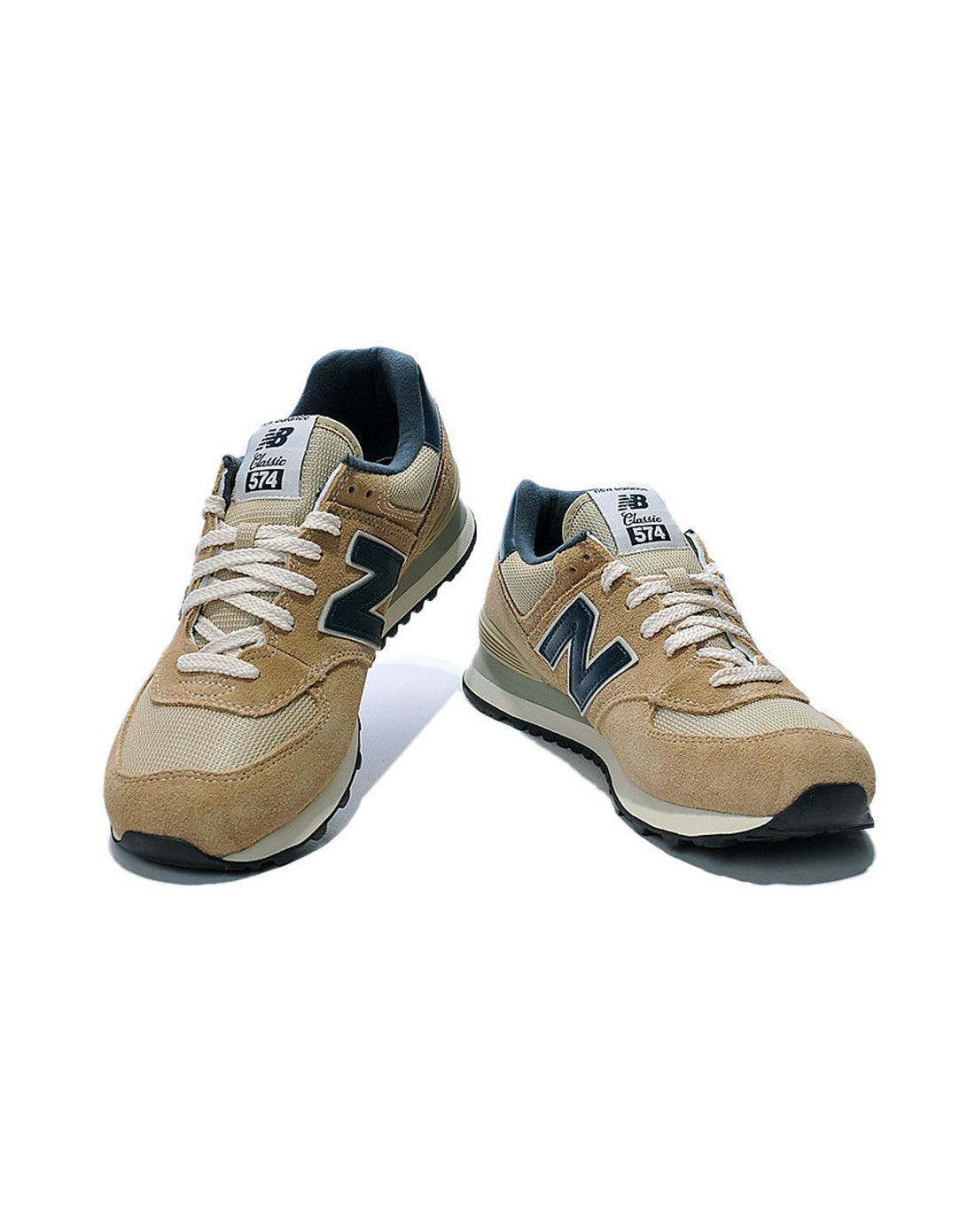 new balance棕色574系列复古运动中性鞋