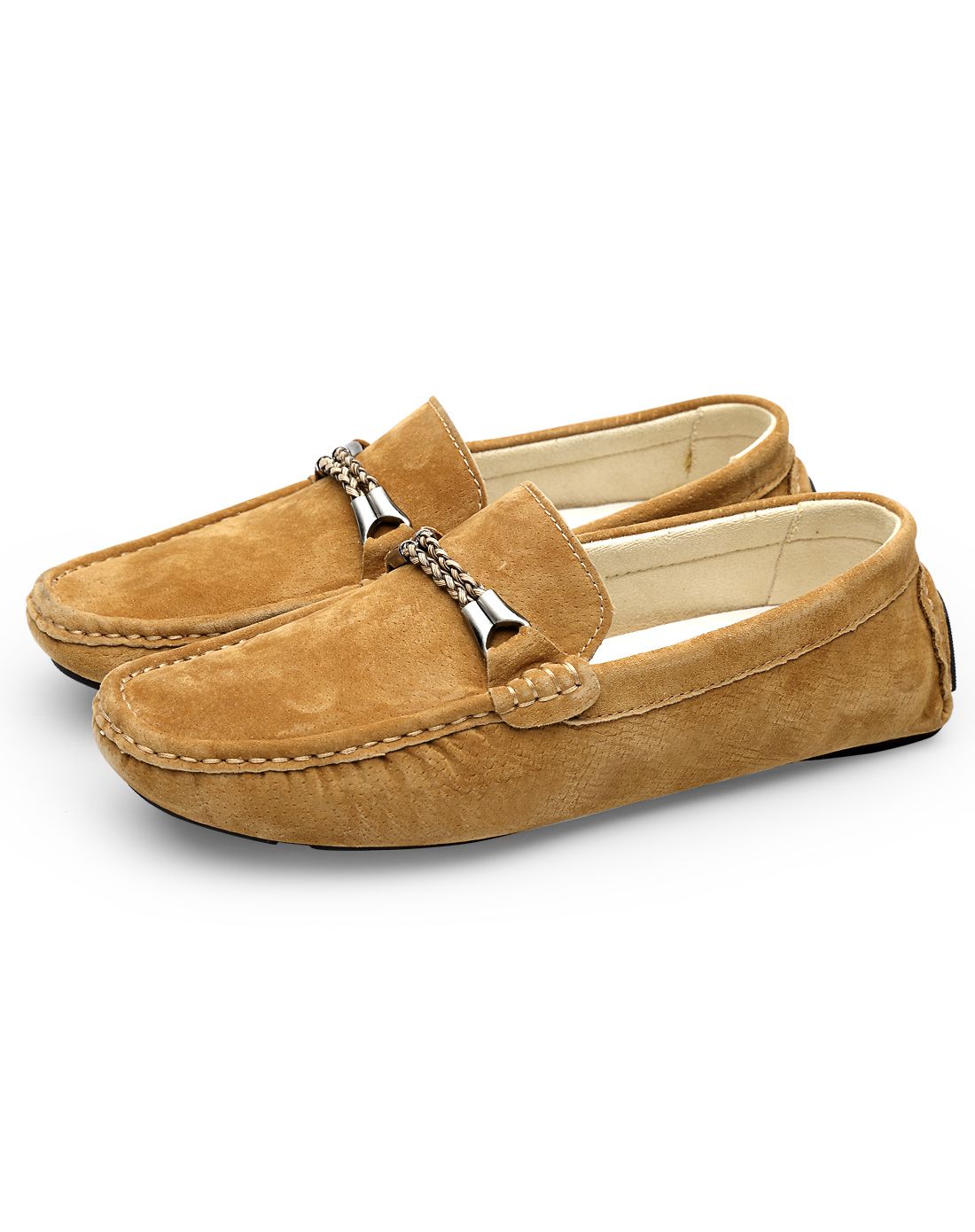 2016年新款男款黄色头层猪皮休闲鞋