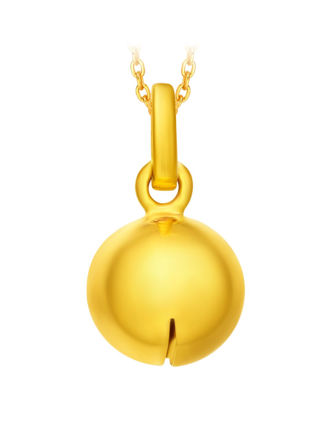 周大福 铃铛黄金吊坠(计价)(不含项链)