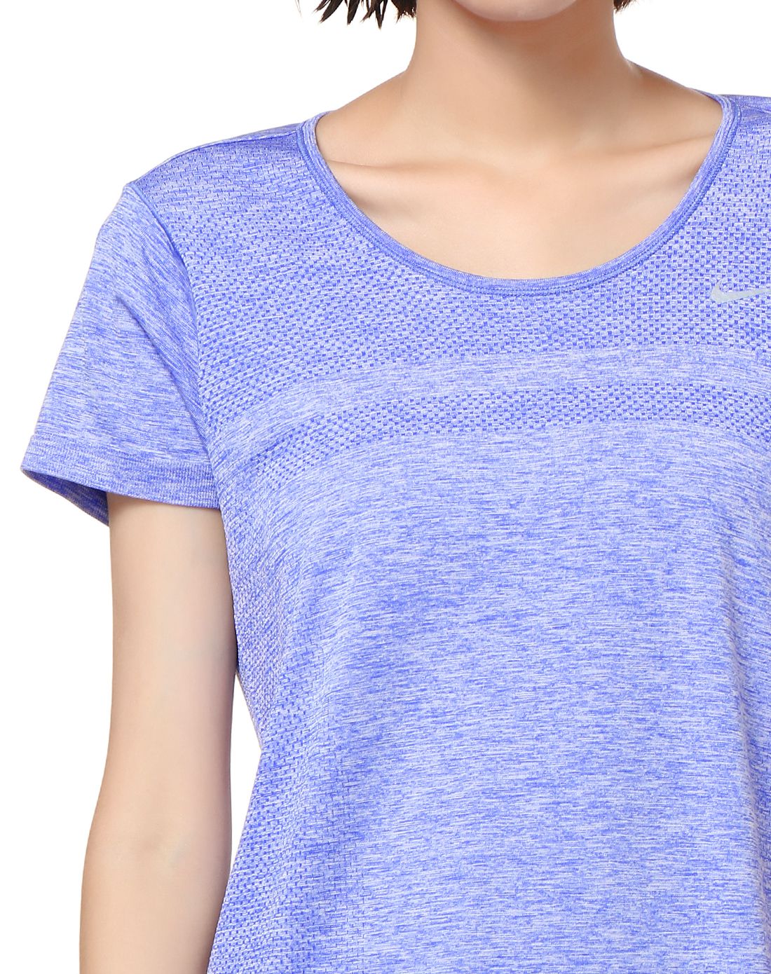 dri-fit 女款浅紫色运动短袖t恤