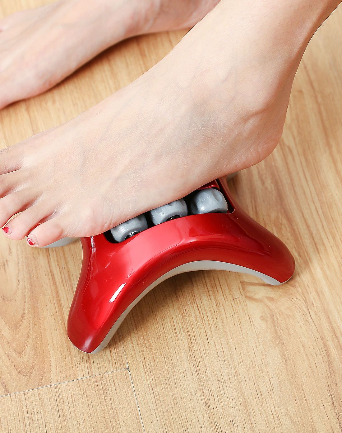 电动usb脚底按摩器(红色)