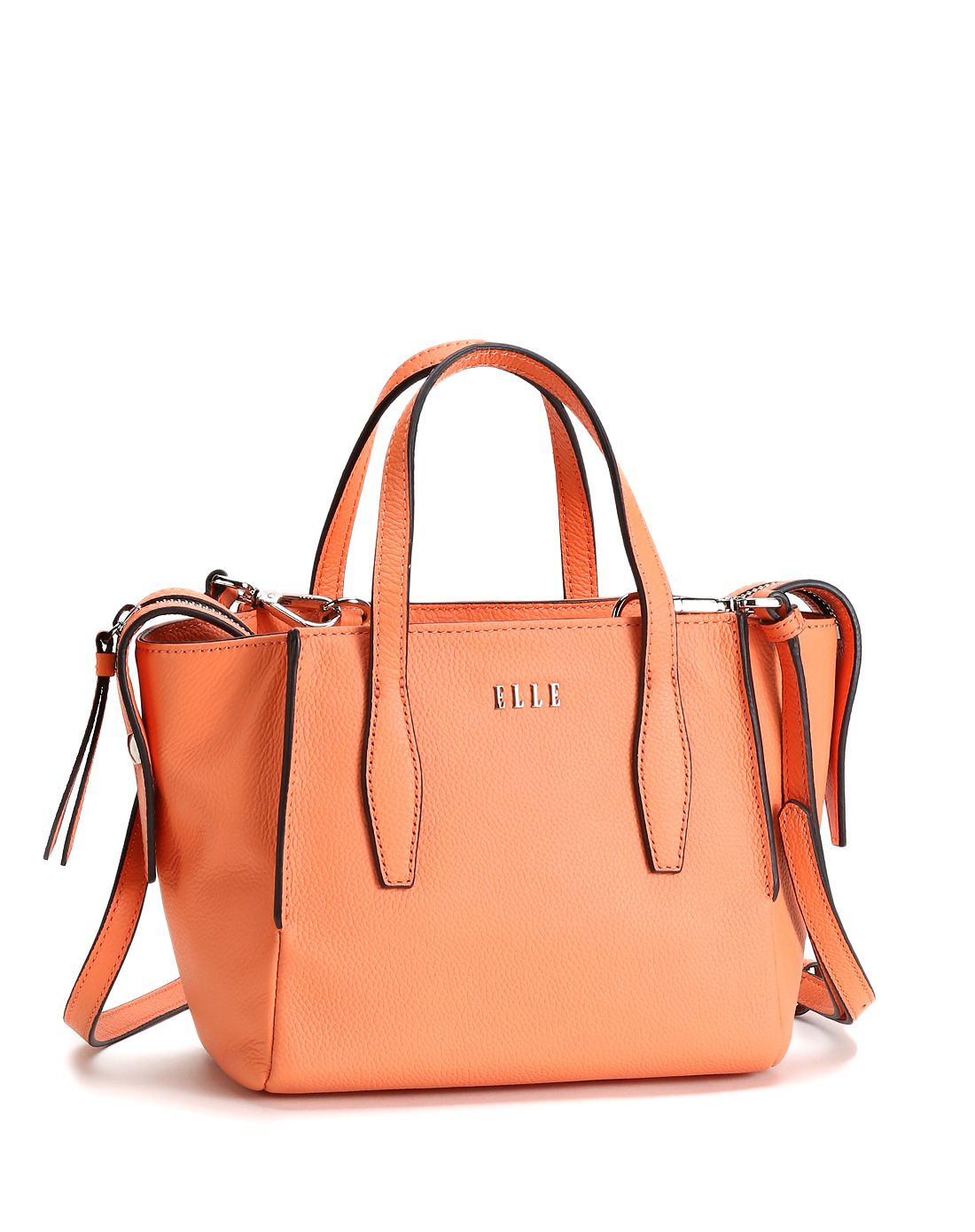 elle&jessie&jane女包阳光橙色简约时尚手提包ts161f60106og_唯品会