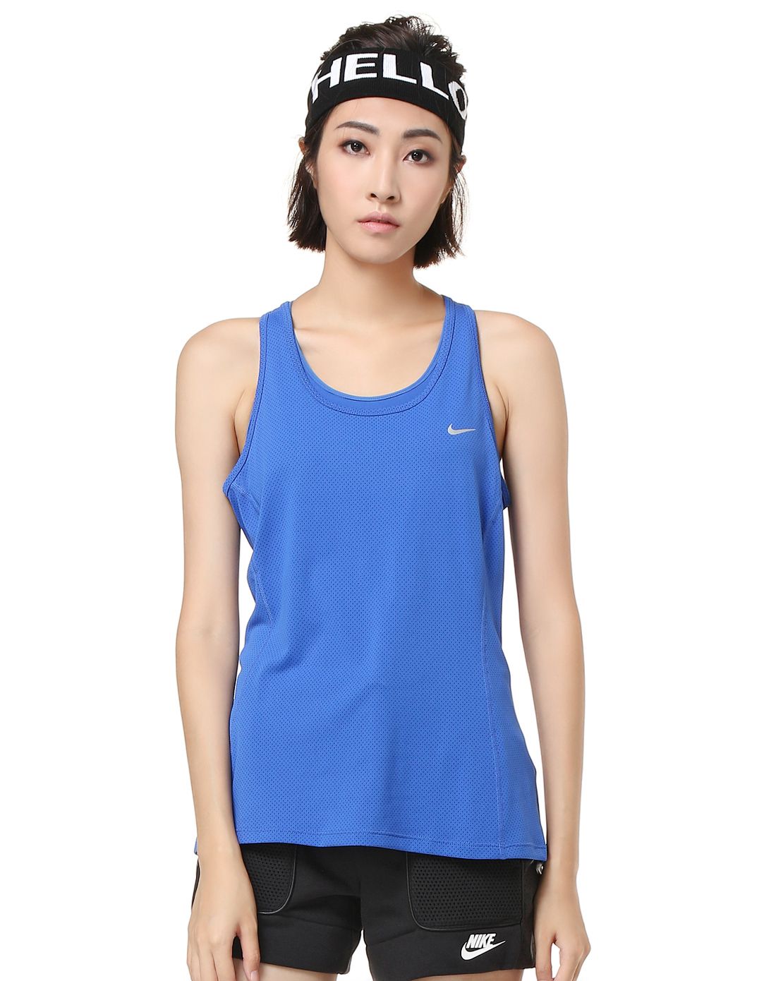 dri-fit 女款蓝色运动背心