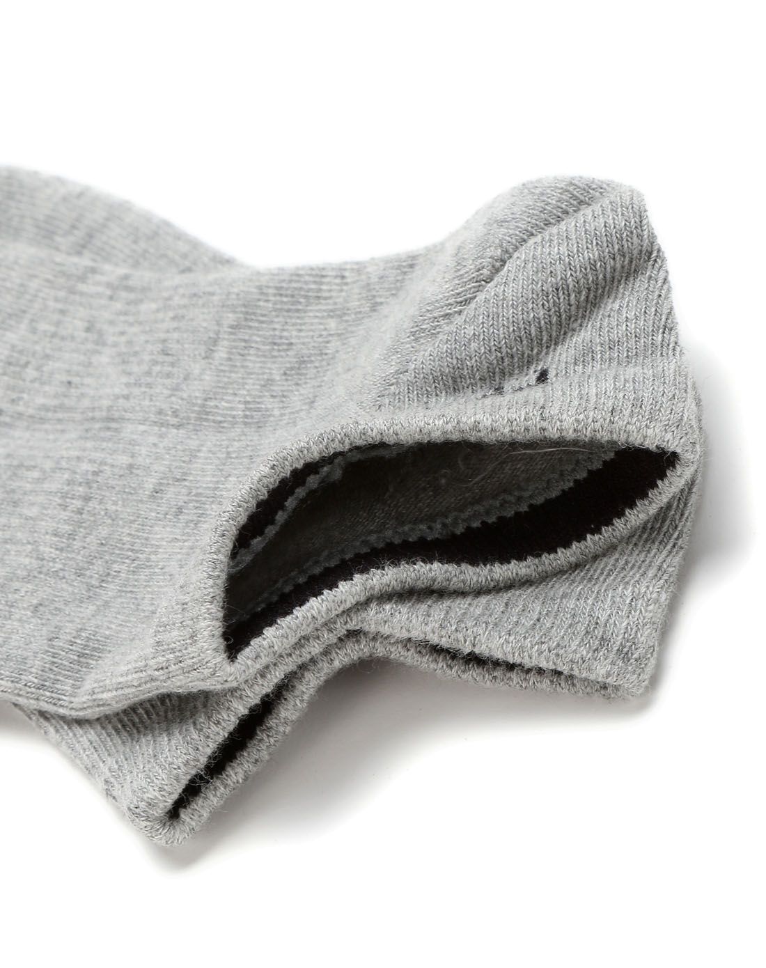 柔软吸汗 中性款灰色袜子 两双装