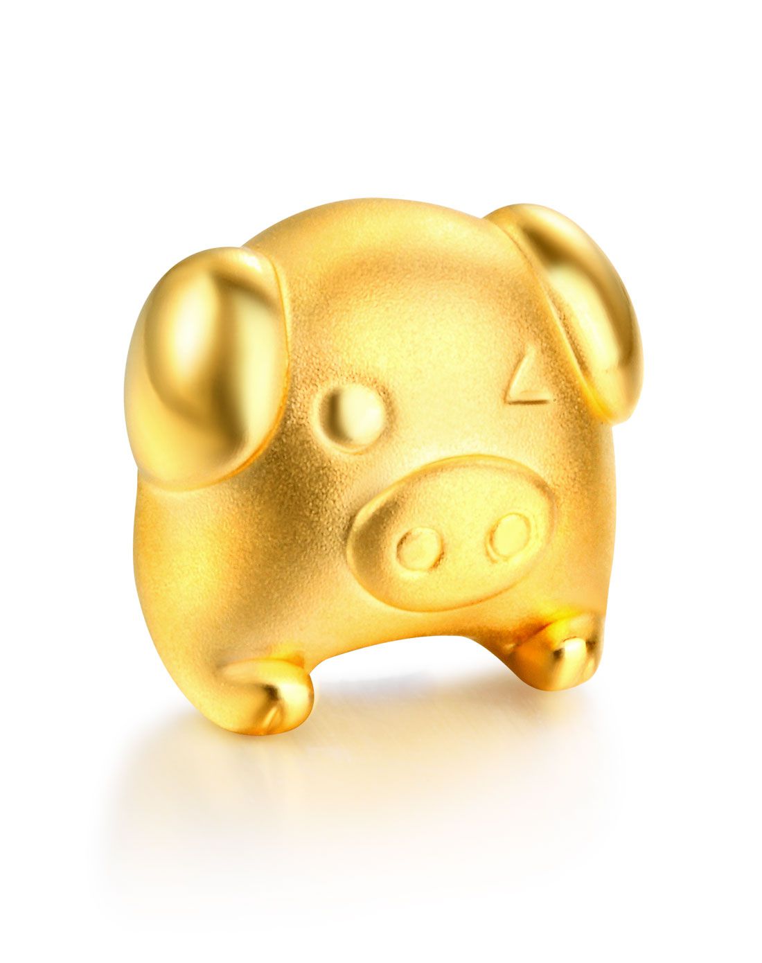 曼卡龙 足金生肖猪转运珠(定价)约1.1g