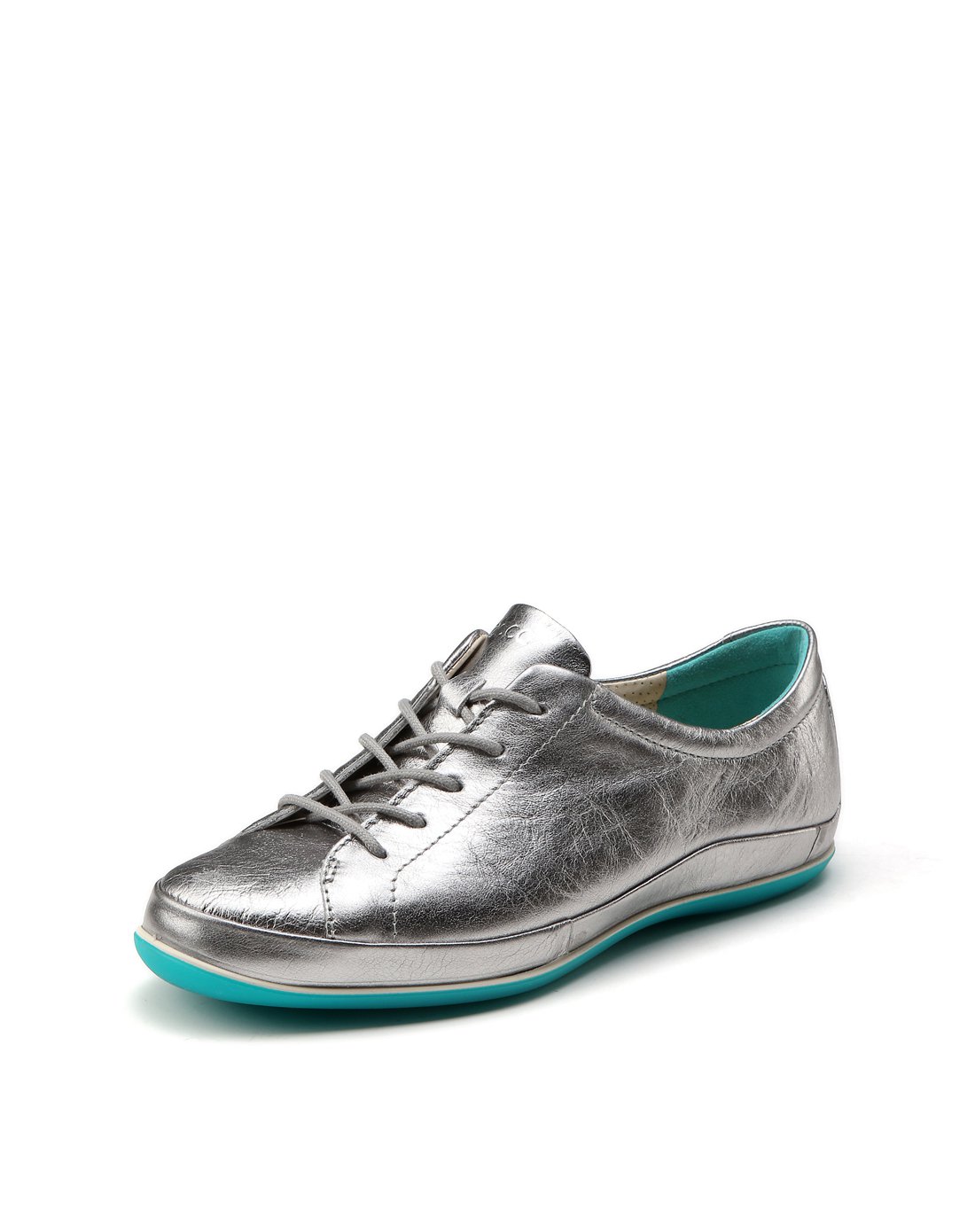 银色经典舒适系带休闲鞋