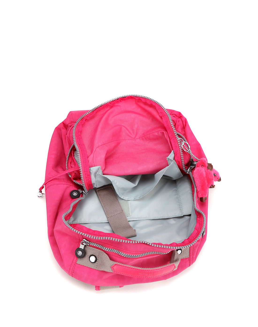 kipling 乐享包包专场 kipling猴子深粉色c双肩背包