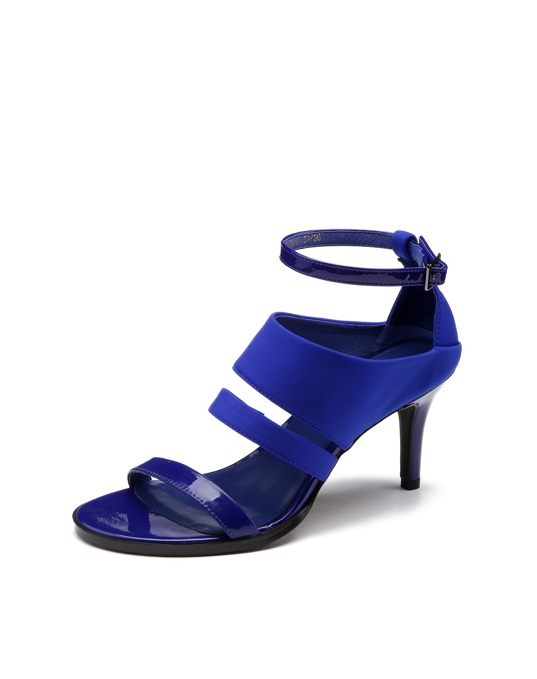 venillasuite宝蓝色淑女高贵高跟凉鞋