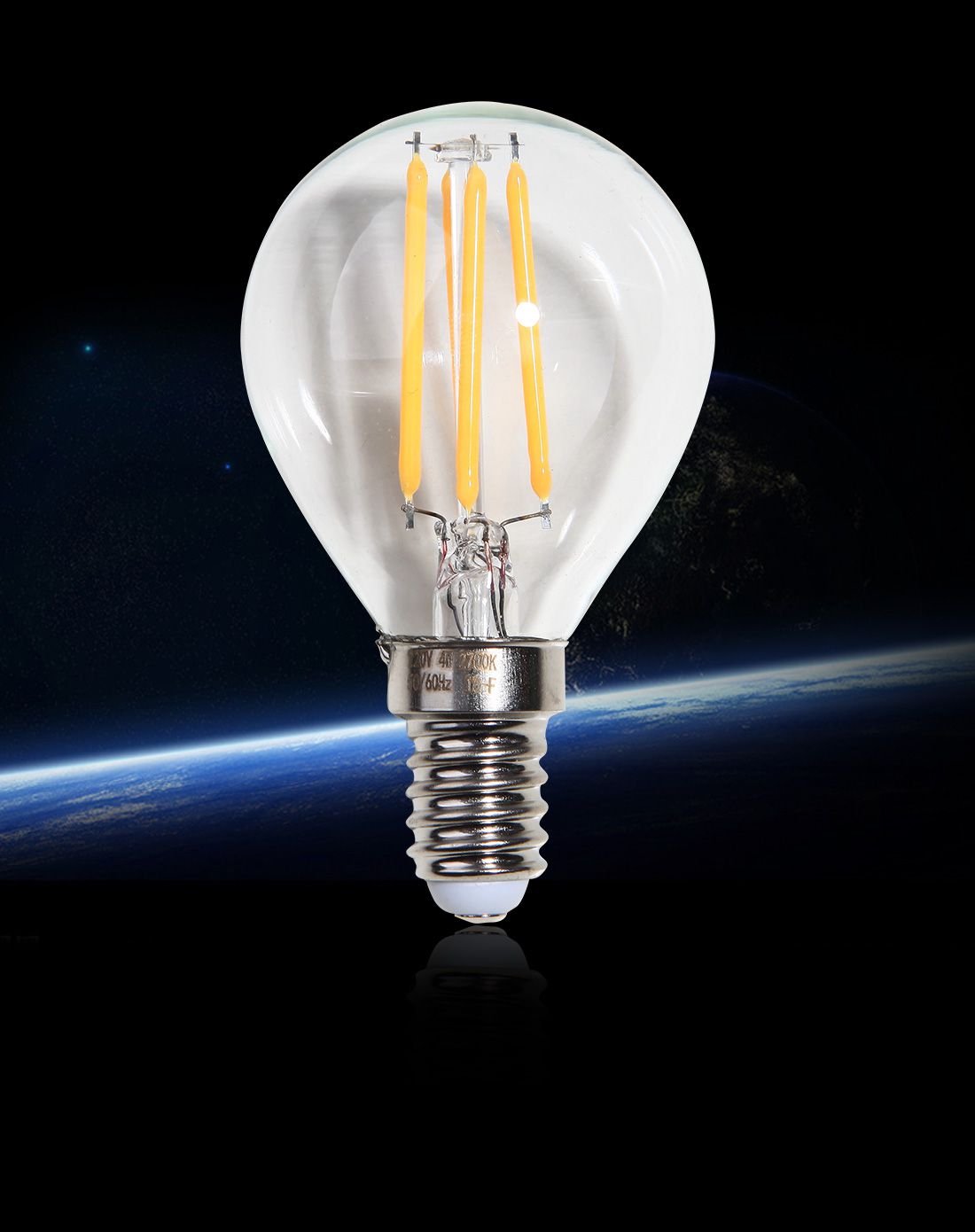 灯丝型全玻璃e14球泡