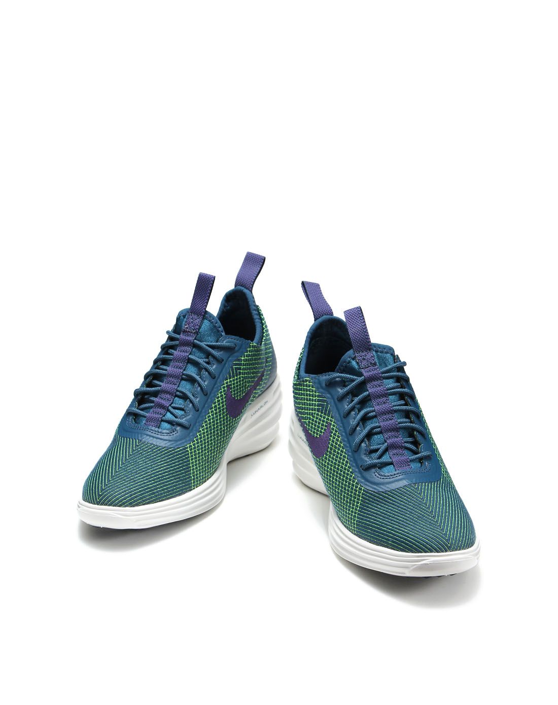 女款蓝绿色坡跟运动鞋lunarelite