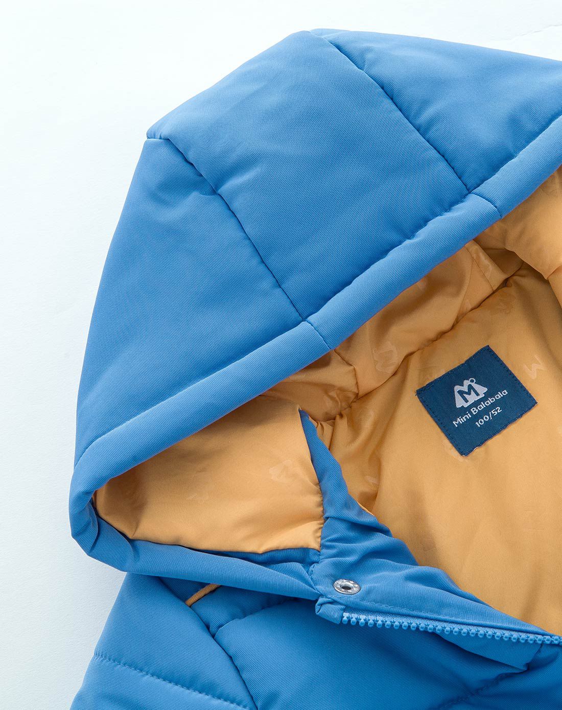 男童浅钴蓝棉服