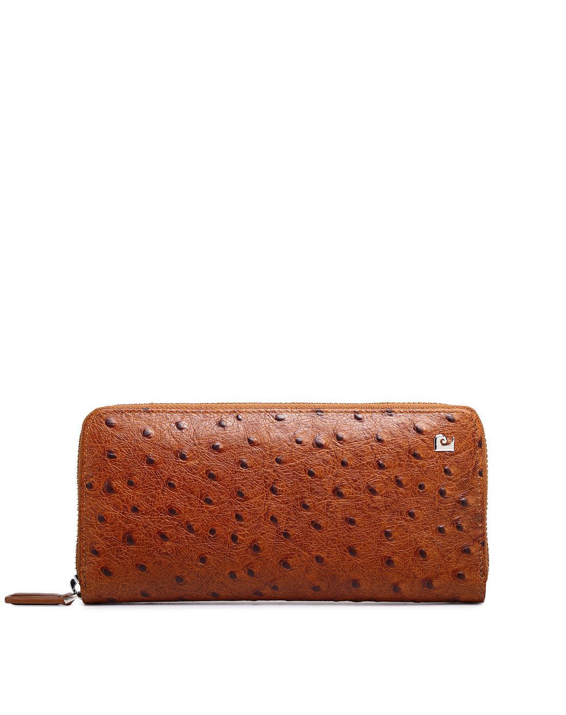 唯品专供高端鸵鸟纹头层牛皮男士手抓包